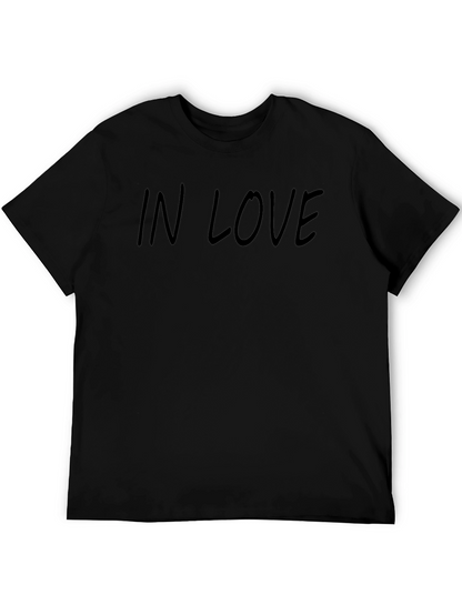 In Love Black Tee