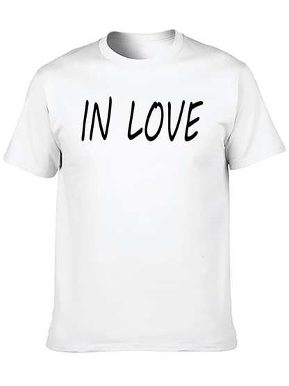 In Love Black Tee