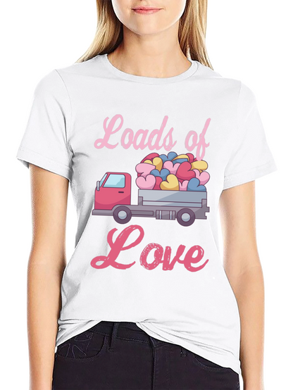 Loads of Love Valentines Truck T-Shirt