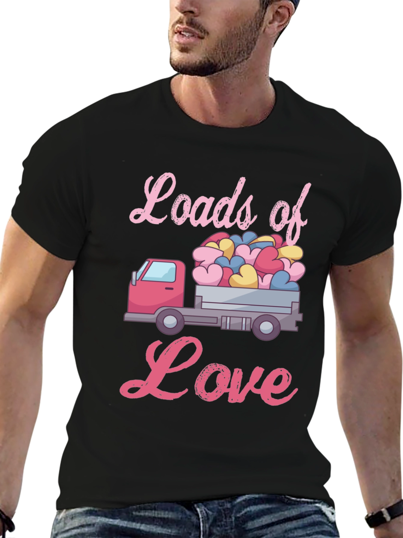 Loads of Love Valentines Truck T-Shirt
