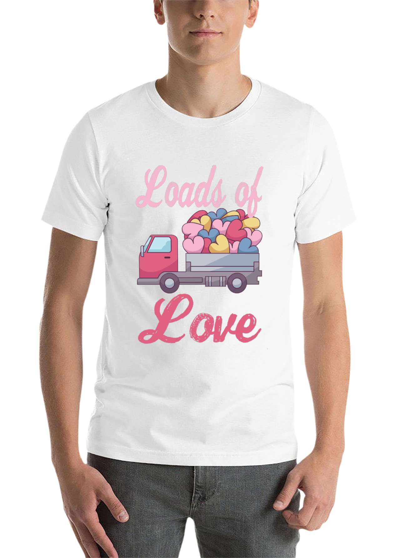 Loads of Love Valentines Truck T-Shirt