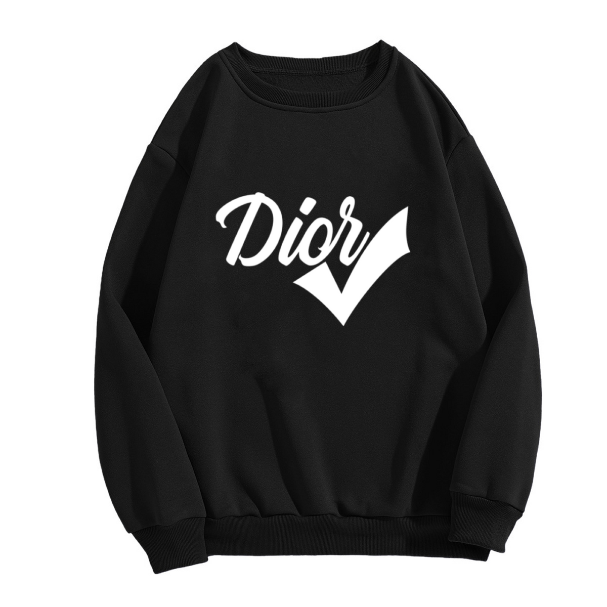 Trendy Parody Logo Minimal Crewneck Sweatshirt
