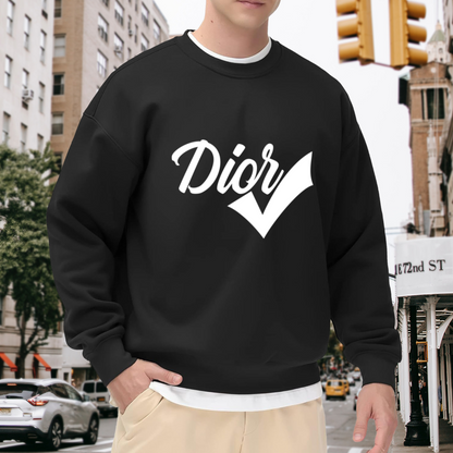 Trendy Parody Logo Minimal Crewneck Sweatshirt