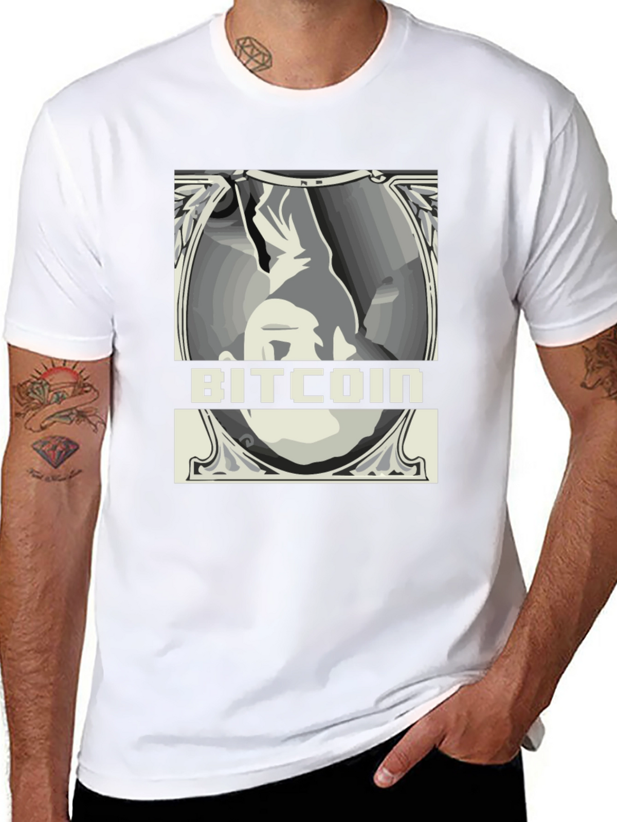 Bitcoin Graphic Tee - Crypto Currency T-Shirt