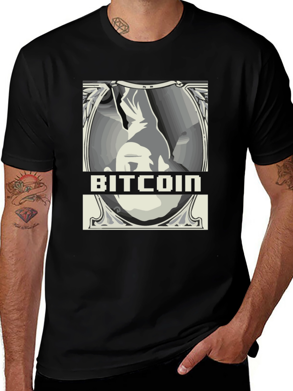 Bitcoin Graphic Tee - Crypto Currency T-Shirt