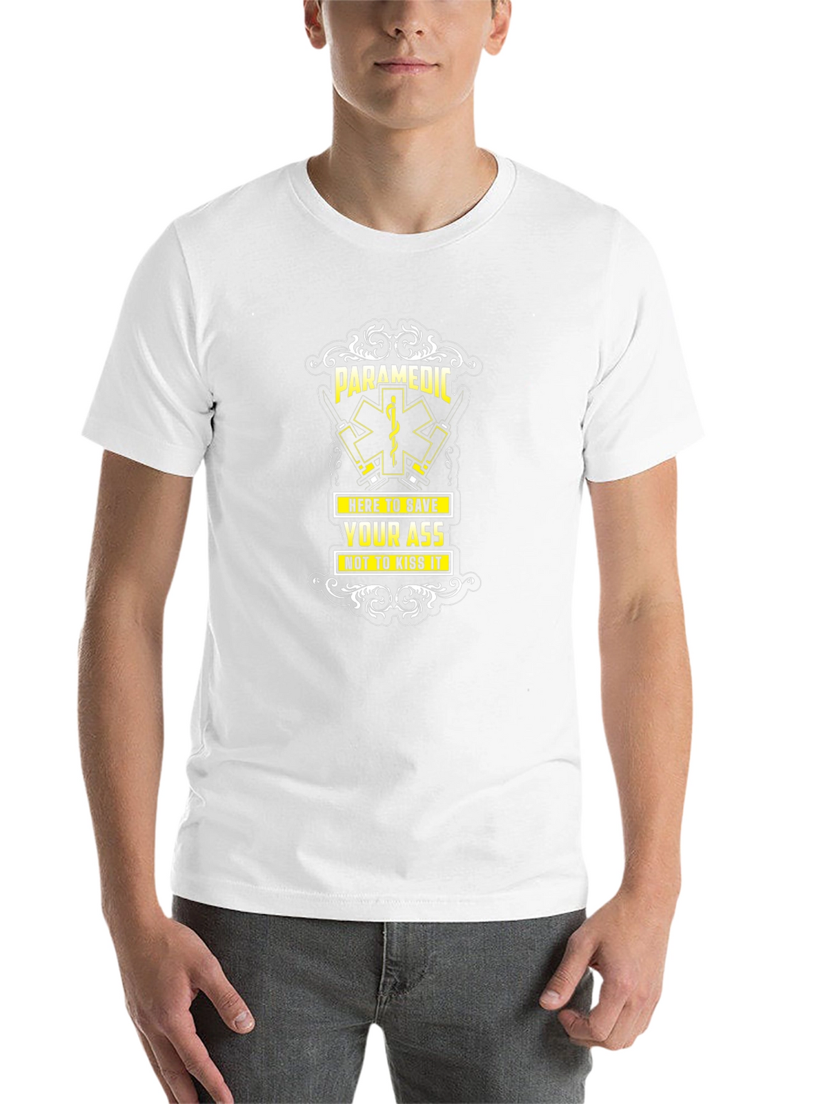Paramedic Save Your Ass Crew Neck Tee