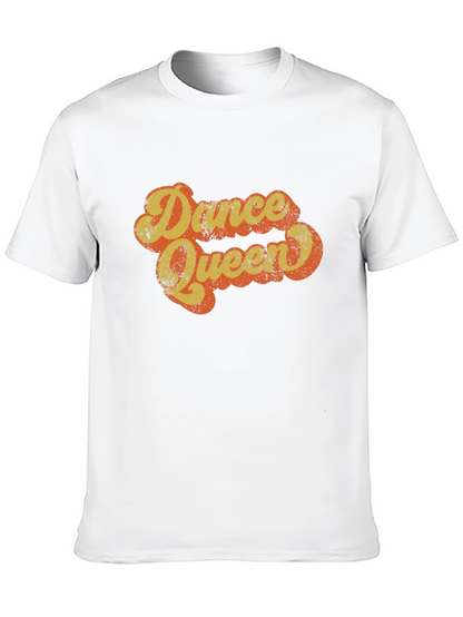 Dance Queen Retro Style Graphic T-Shirt