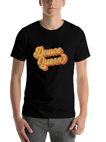Dance Queen Retro Style Graphic T-Shirt
