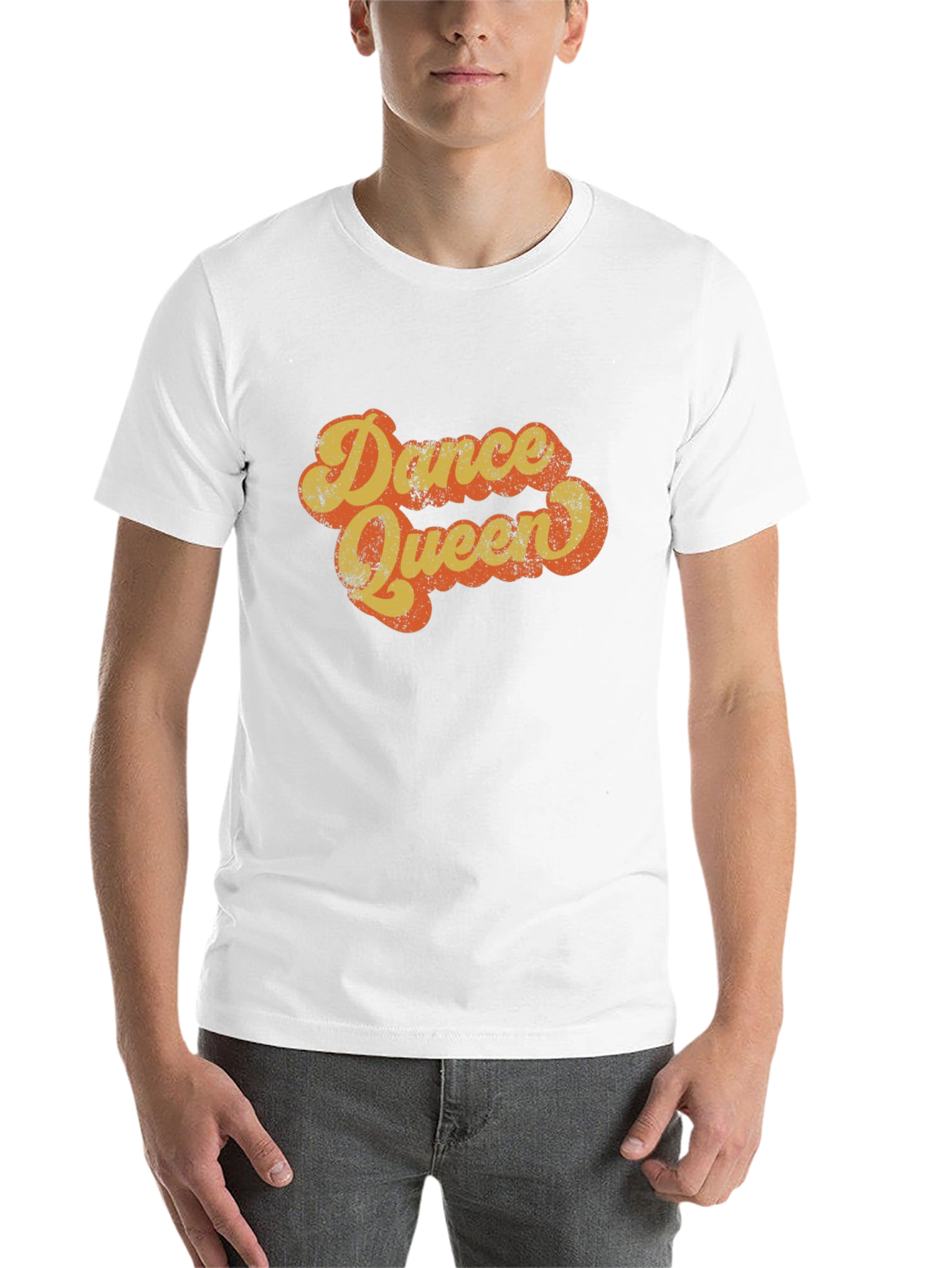 Dance Queen Retro Style Graphic T-Shirt