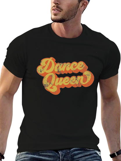 Dance Queen Retro Style Graphic T-Shirt