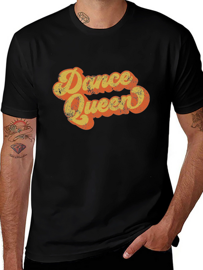Dance Queen Retro Style Graphic T-Shirt