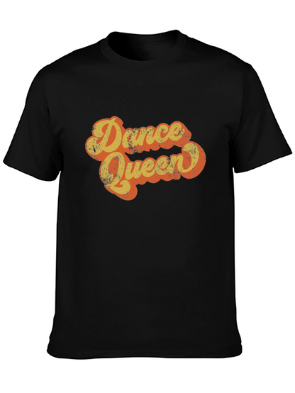 Dance Queen Retro Style Graphic T-Shirt