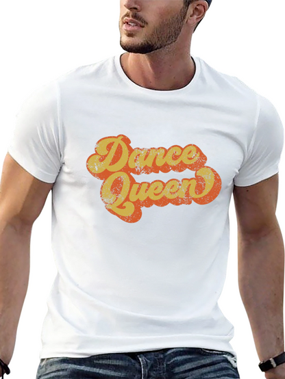 Dance Queen Retro Style Graphic T-Shirt