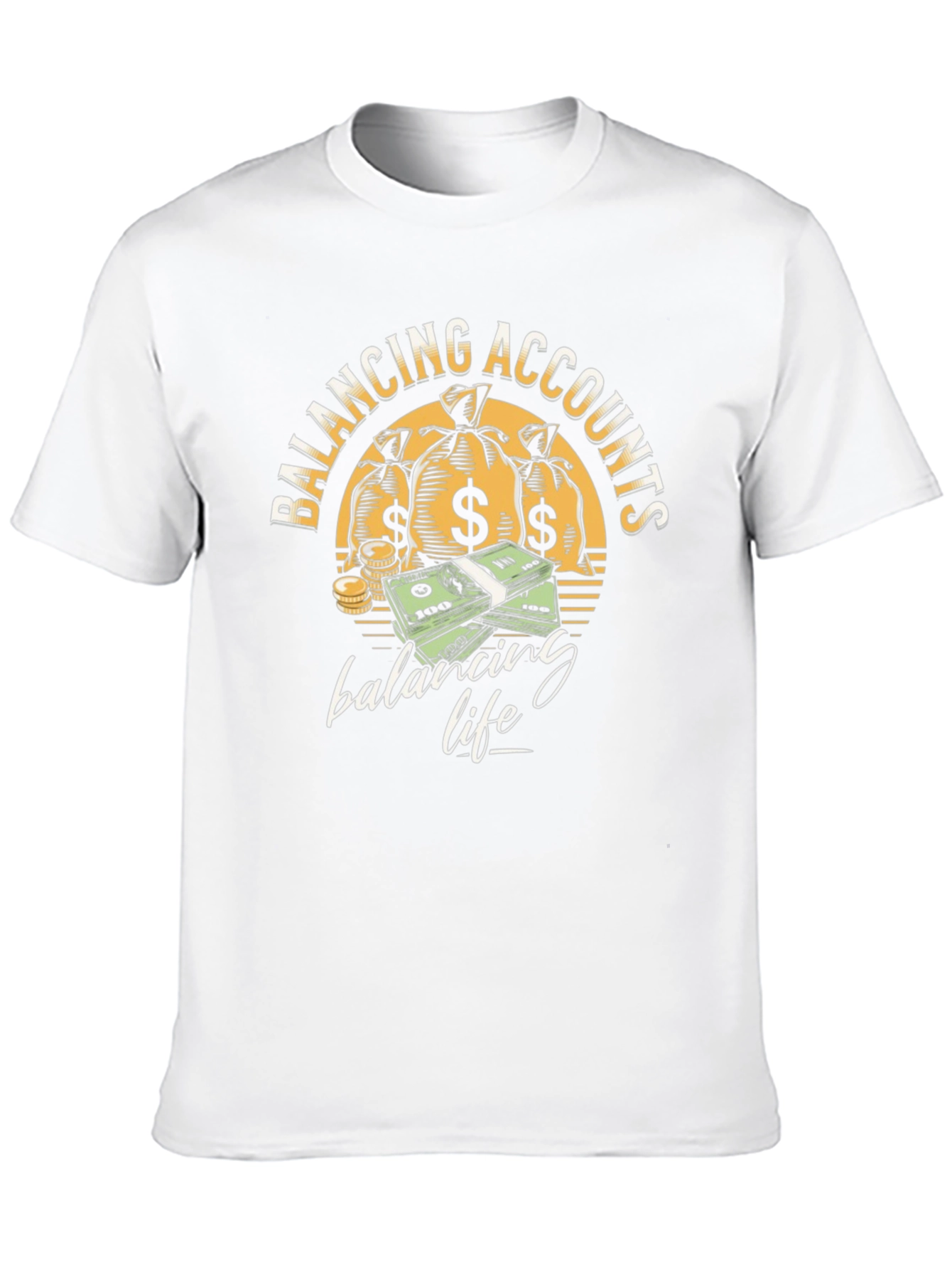 Balancing Accounts T-Shirt - Money Graphic Tee
