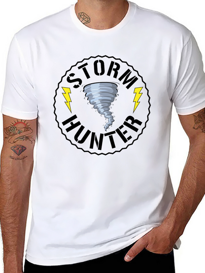 Storm Hunter Black Graphic T-Shirt