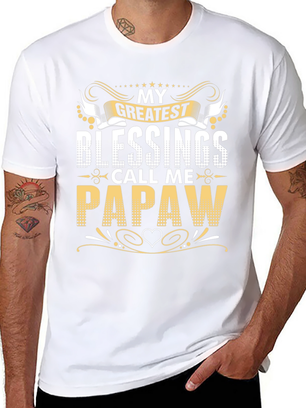 My Greatest Blessings Call Me Papaw T-Shirt