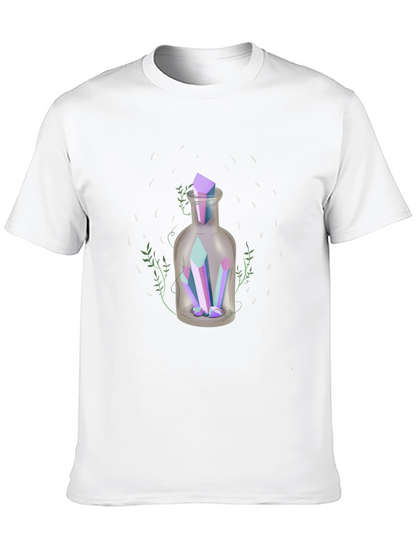 Crystal Potion T-Shirt - Mystical Graphic Tee