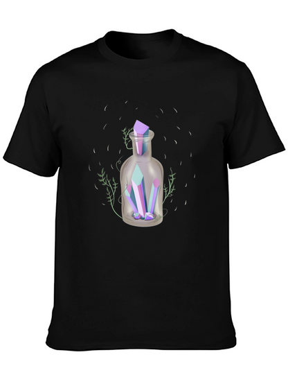 Crystal Potion T-Shirt - Mystical Graphic Tee