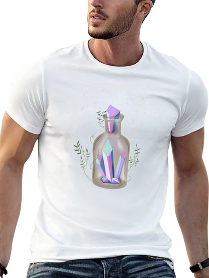 Crystal Potion T-Shirt - Mystical Graphic Tee