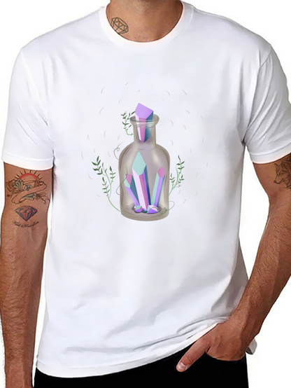Crystal Potion T-Shirt - Mystical Graphic Tee
