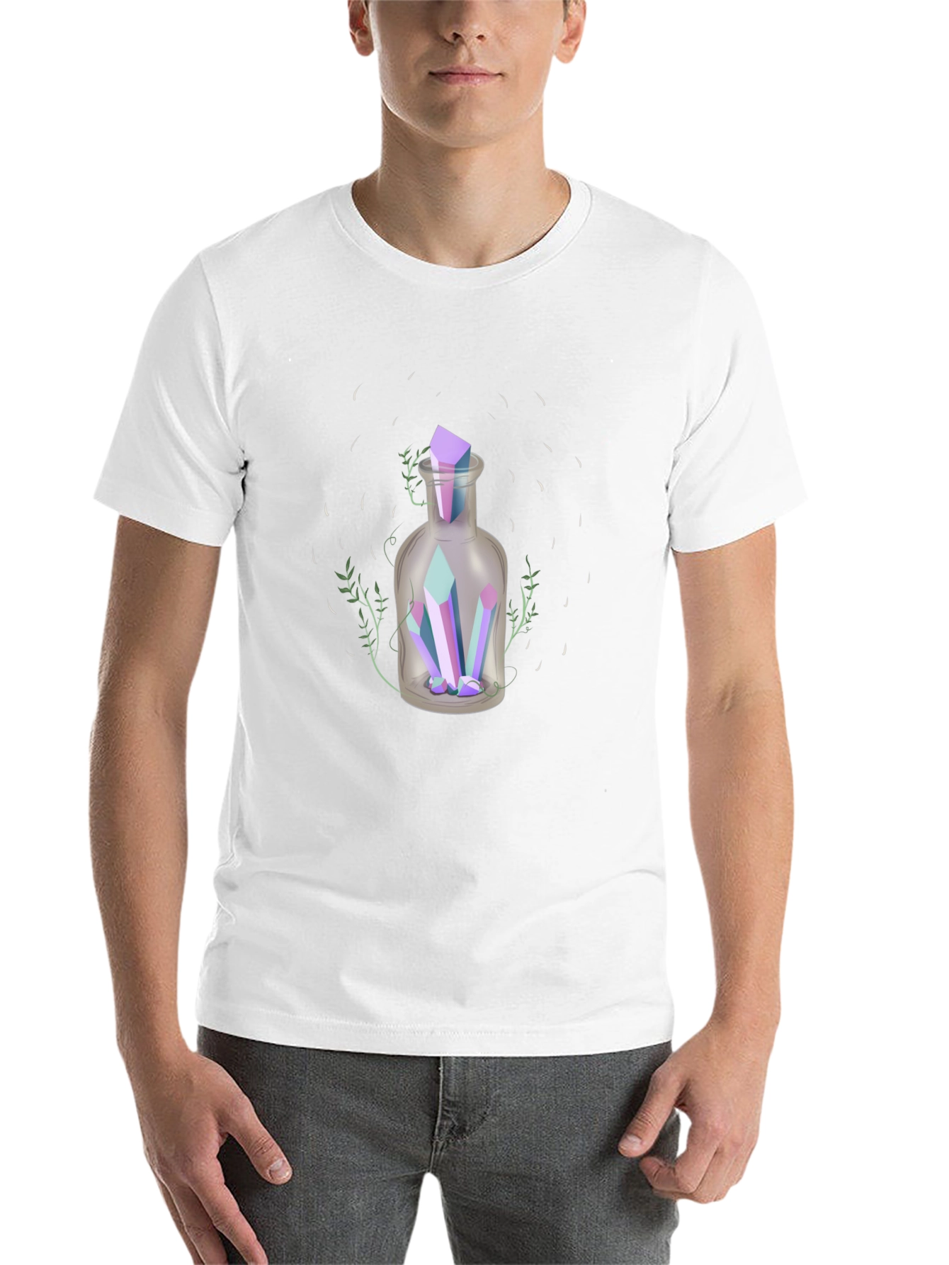Crystal Potion T-Shirt - Mystical Graphic Tee