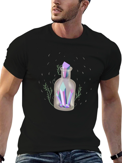 Crystal Potion T-Shirt - Mystical Graphic Tee