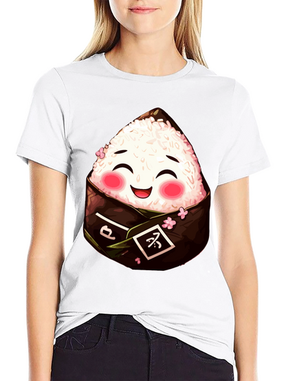 Cute Onigiri T-Shirt - Japanese Rice Ball Tee