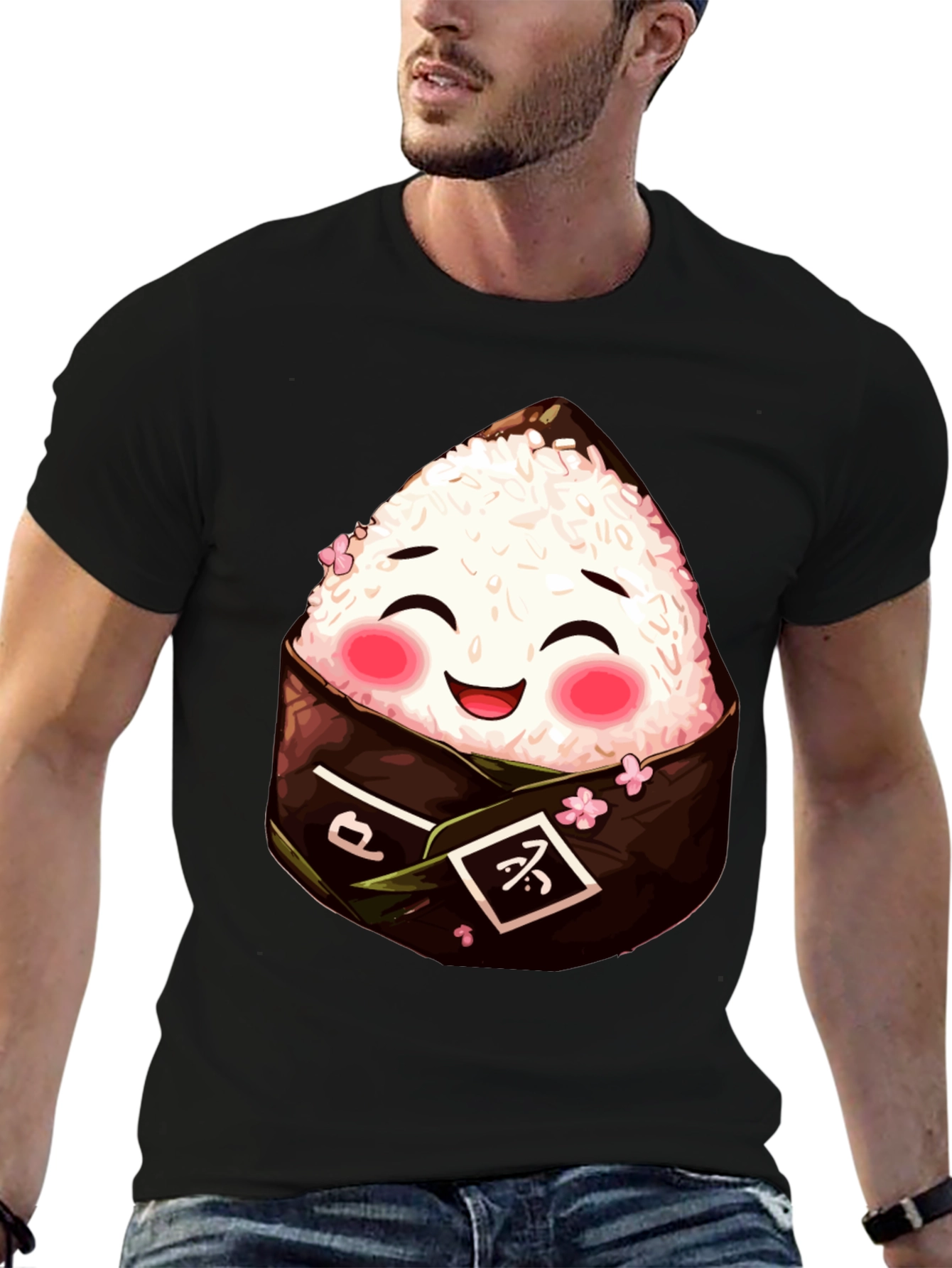 Cute Onigiri T-Shirt - Japanese Rice Ball Tee