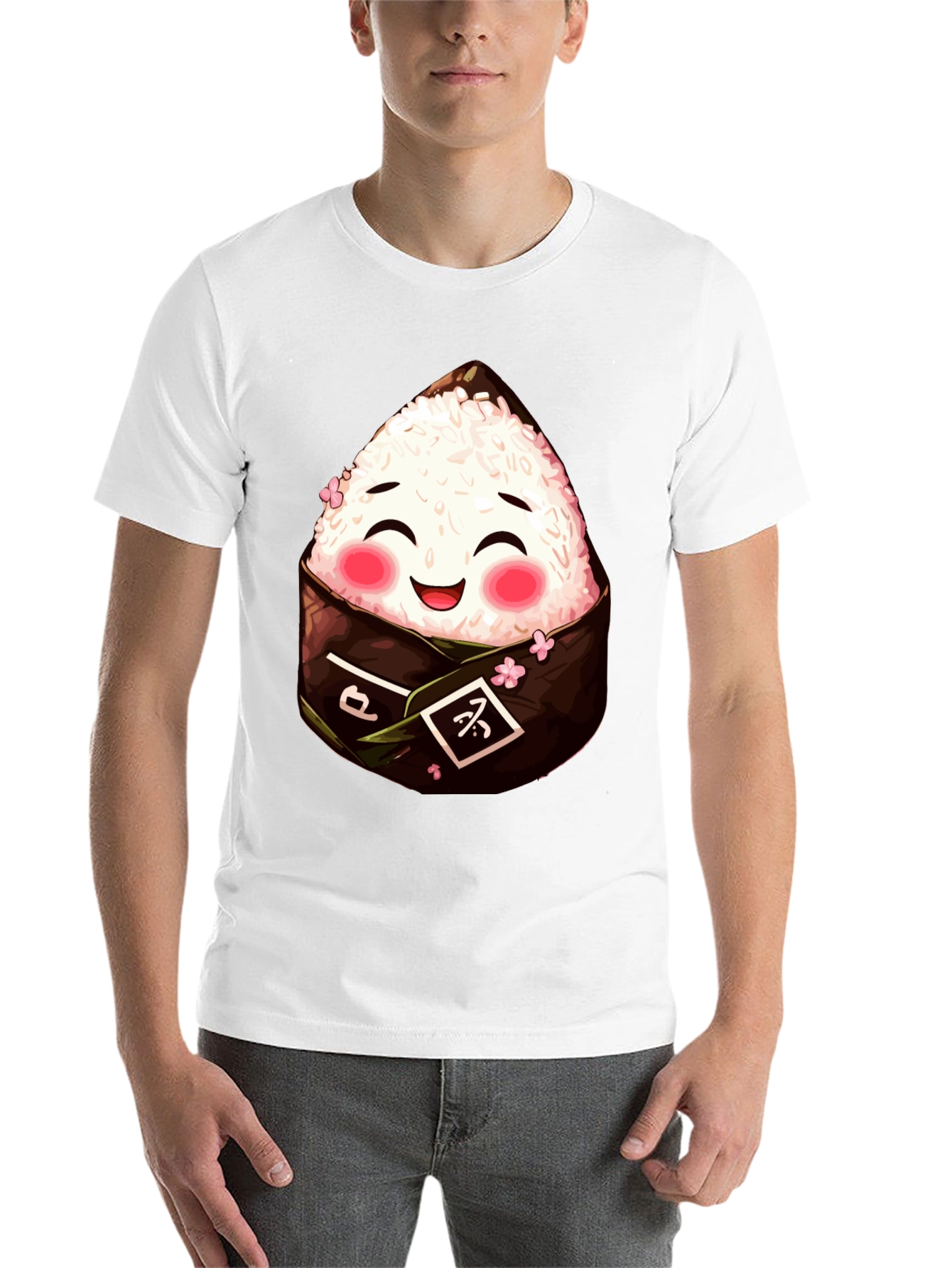 Cute Onigiri T-Shirt - Japanese Rice Ball Tee