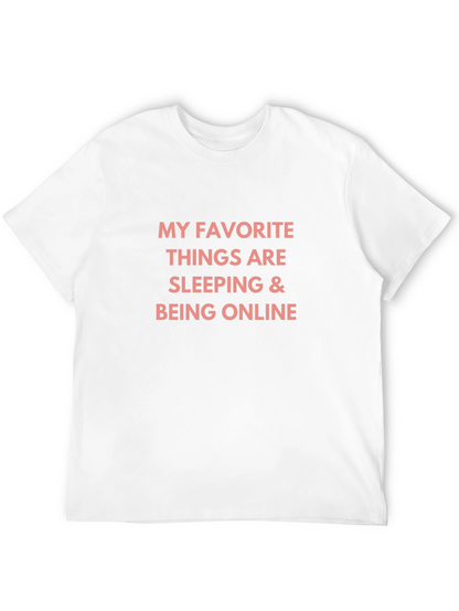 Funny Sleeping & Online T-Shirt