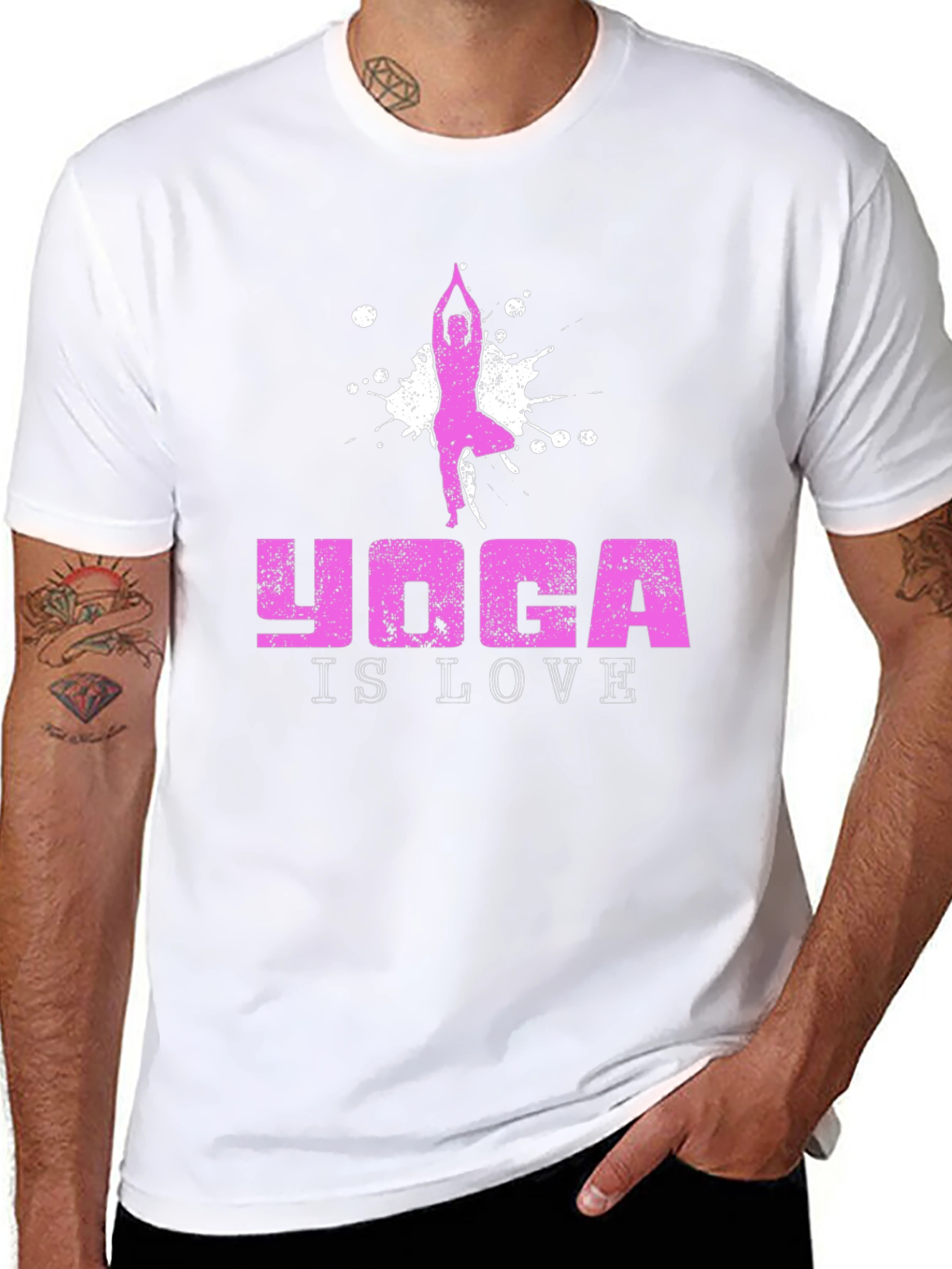 Yoga is Love Graphic T-Shirt