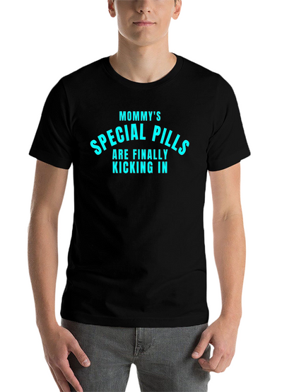 Mommys Special Pills Tee - Black