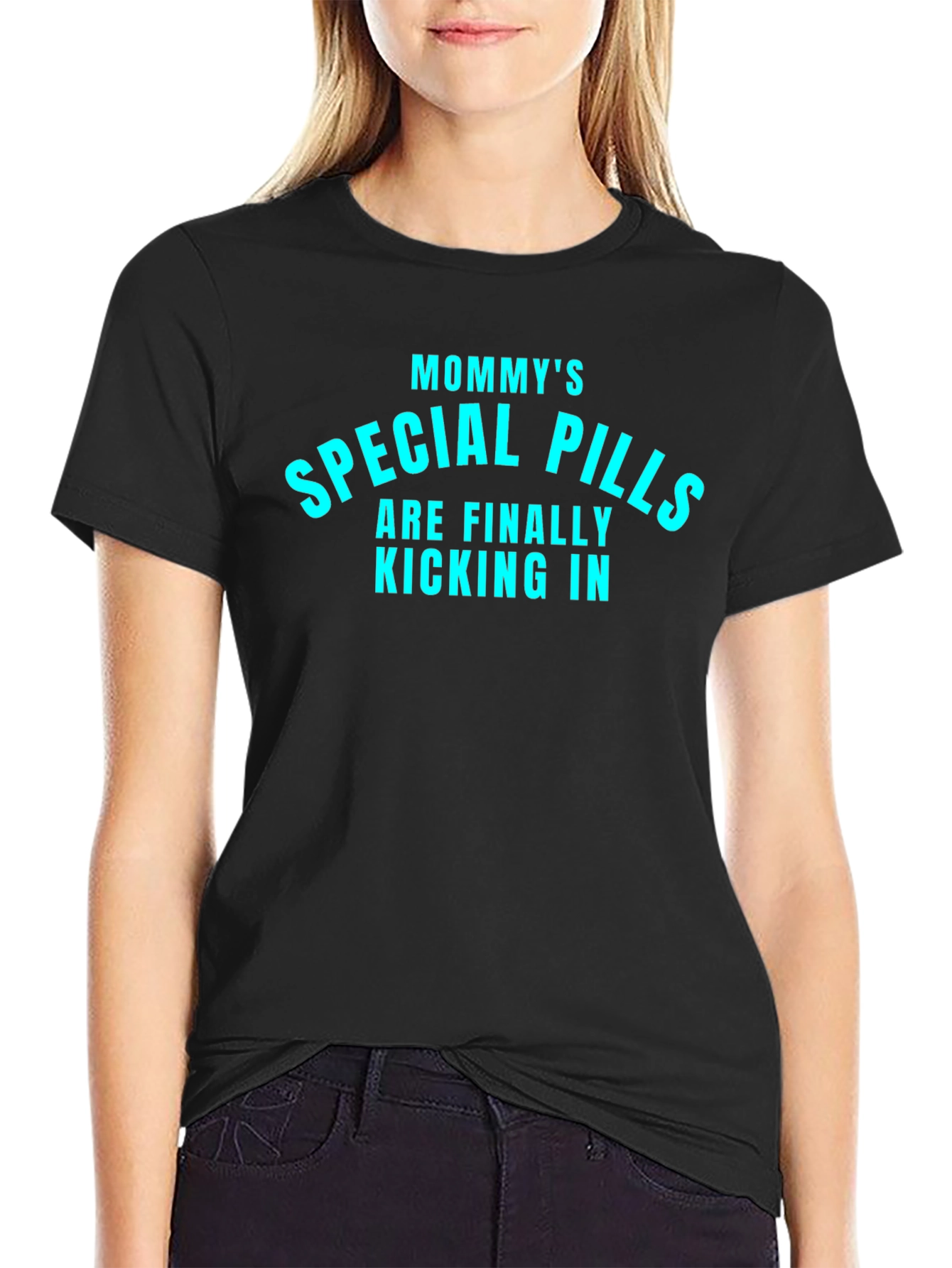 Mommys Special Pills Tee - Black