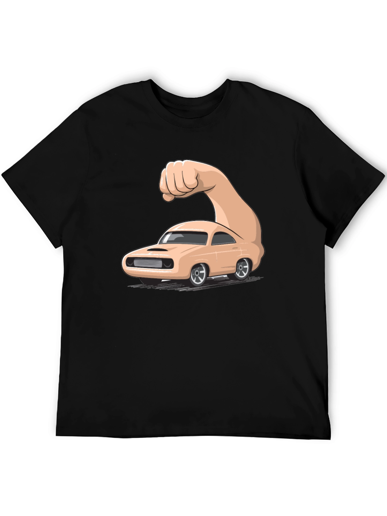 Muscle Car Graphic T-Shirt - Mens Black Tee