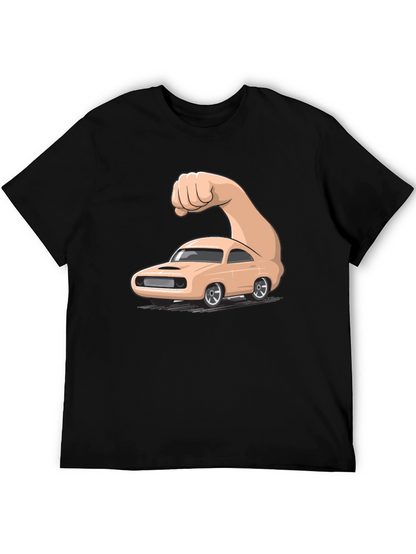 Muscle Car Graphic T-Shirt - Mens Black Tee