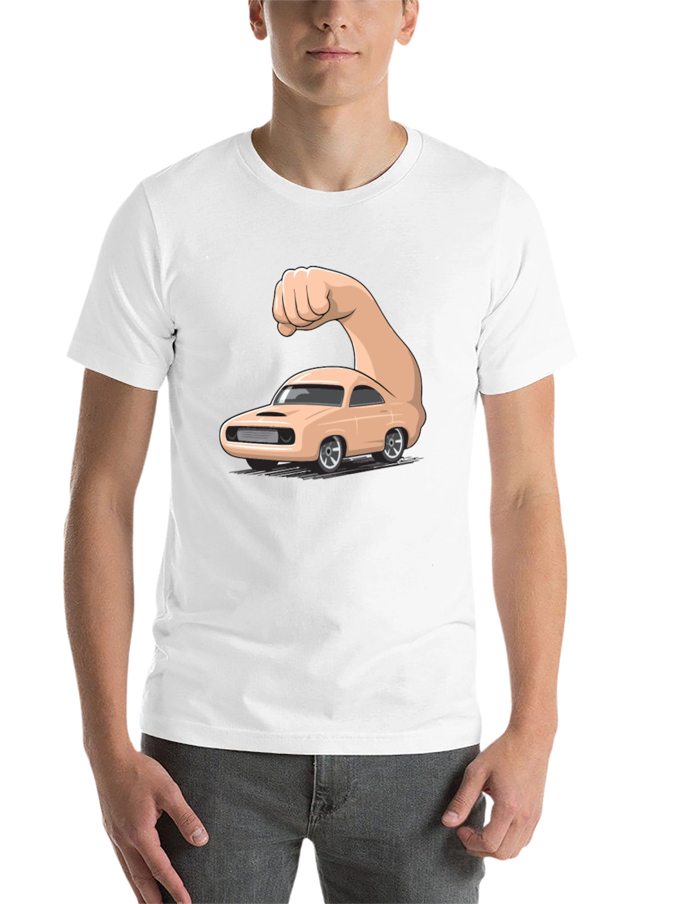 Muscle Car Graphic T-Shirt - Mens Black Tee