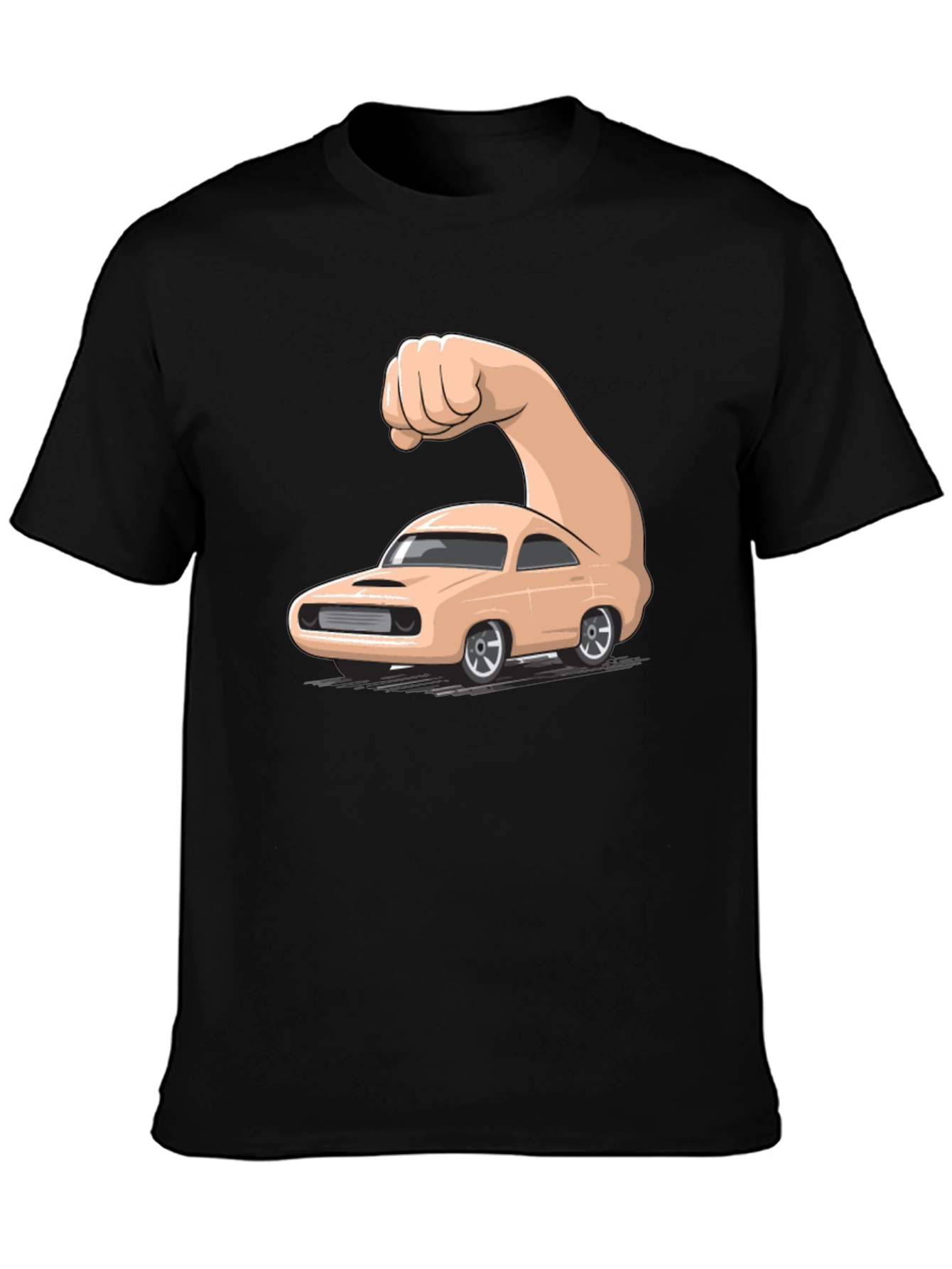 Muscle Car Graphic T-Shirt - Mens Black Tee