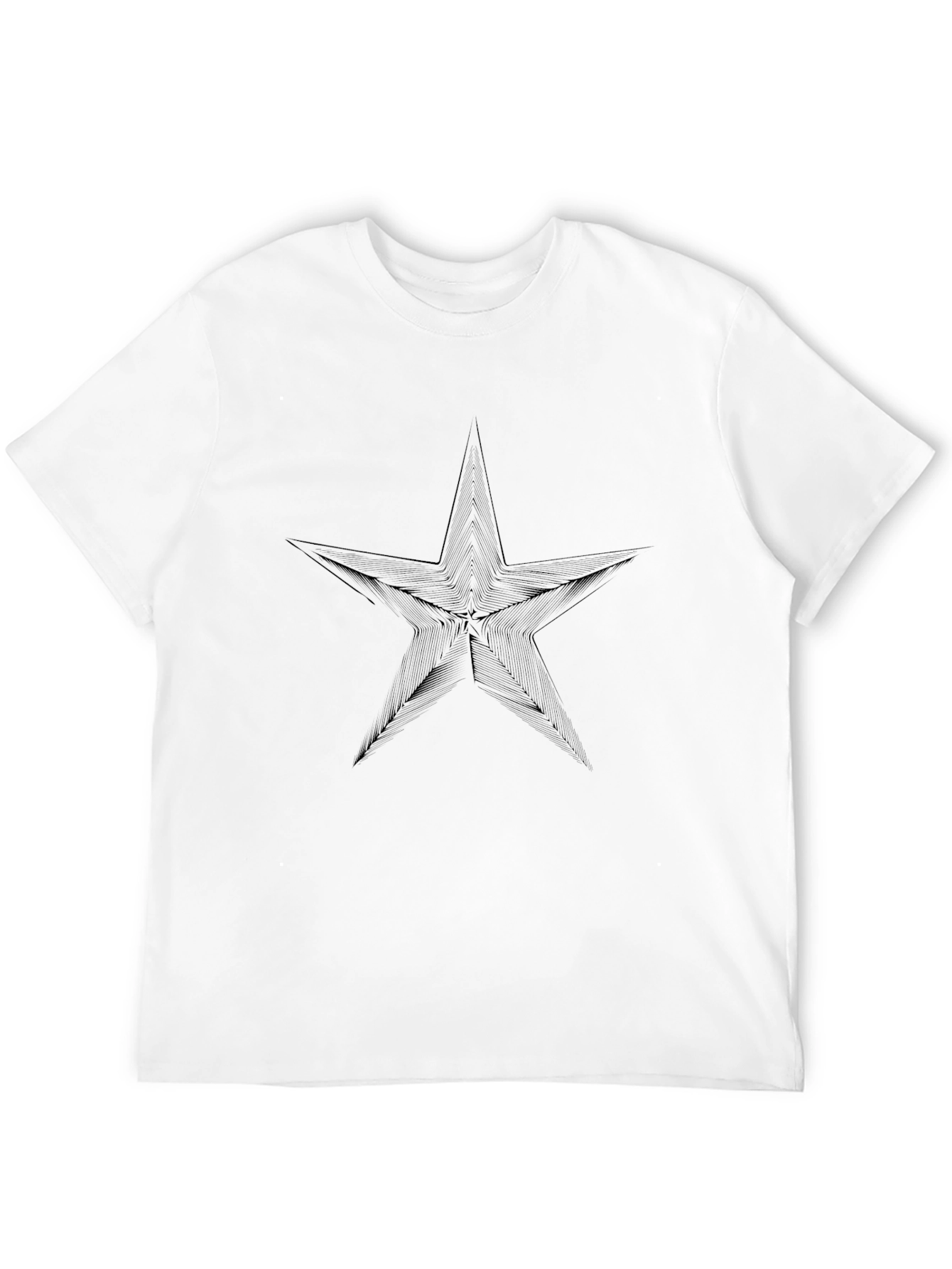 Star Graphic Black T-Shirt - Modern Style