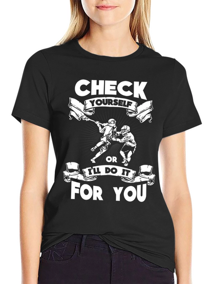 Check Yourself Lacrosse T-Shirt