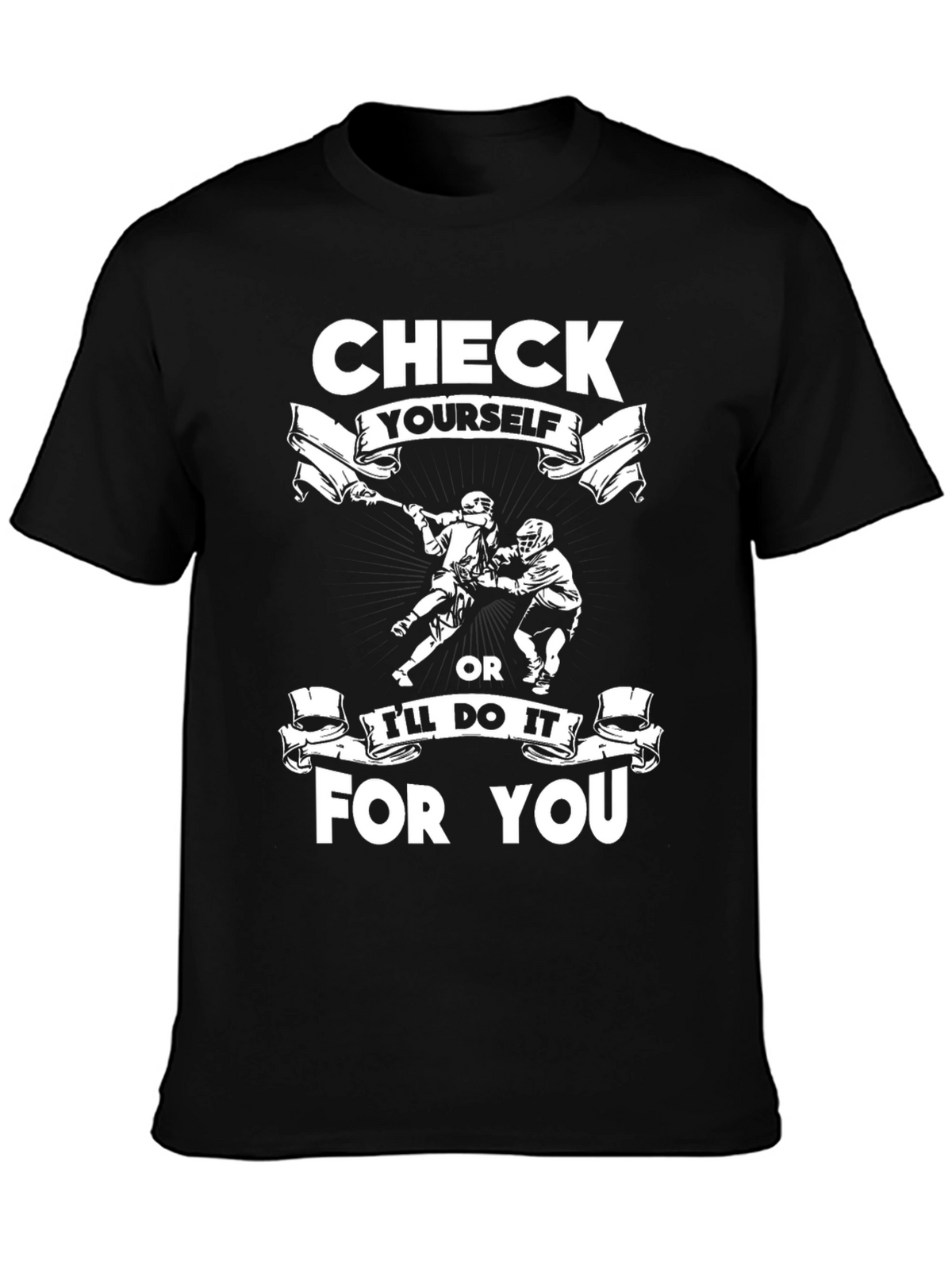 Check Yourself Lacrosse T-Shirt