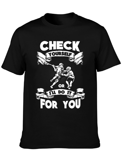 Check Yourself Lacrosse T-Shirt