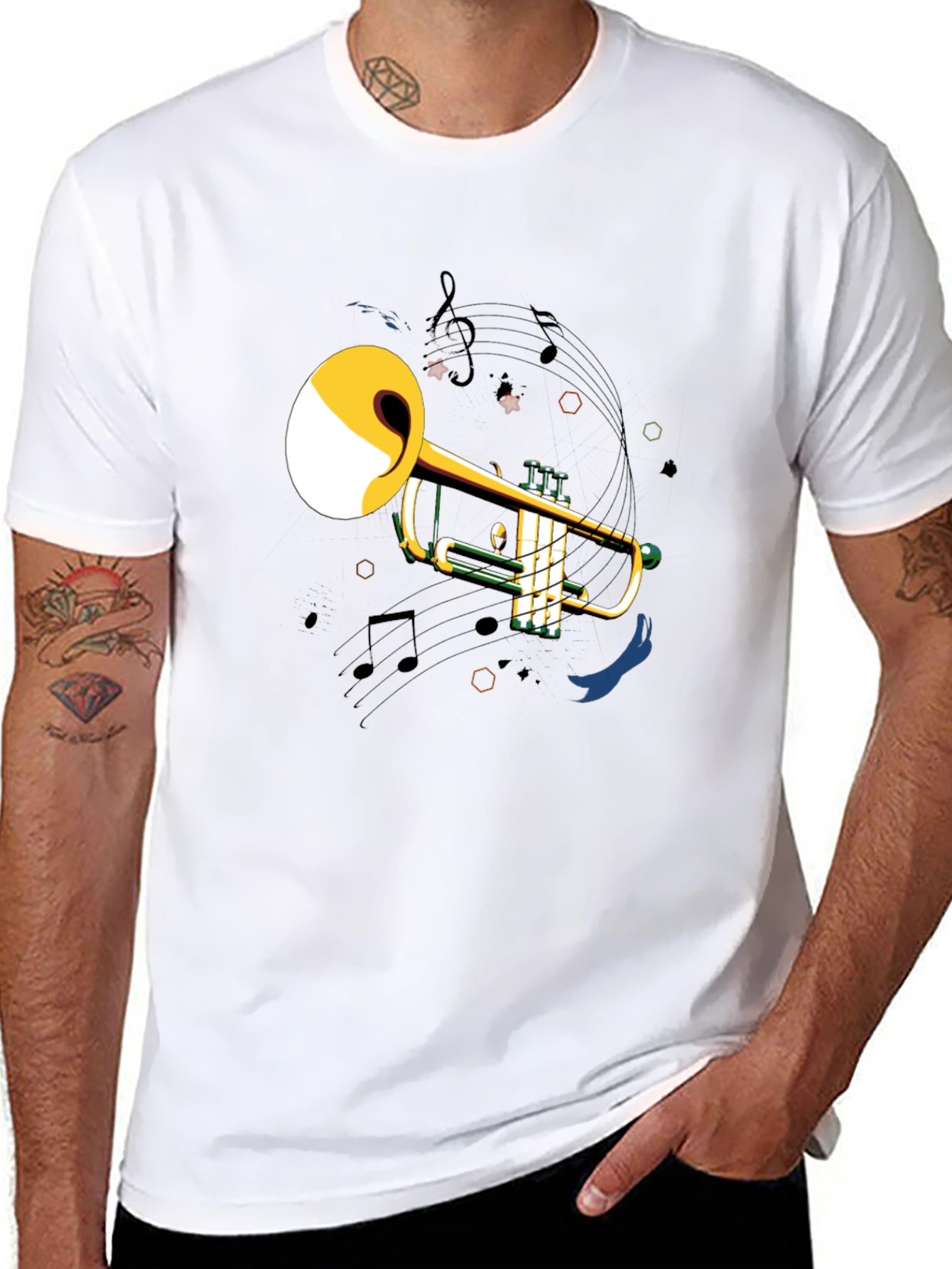 Trumpet Music T-Shirt - Stylish Design