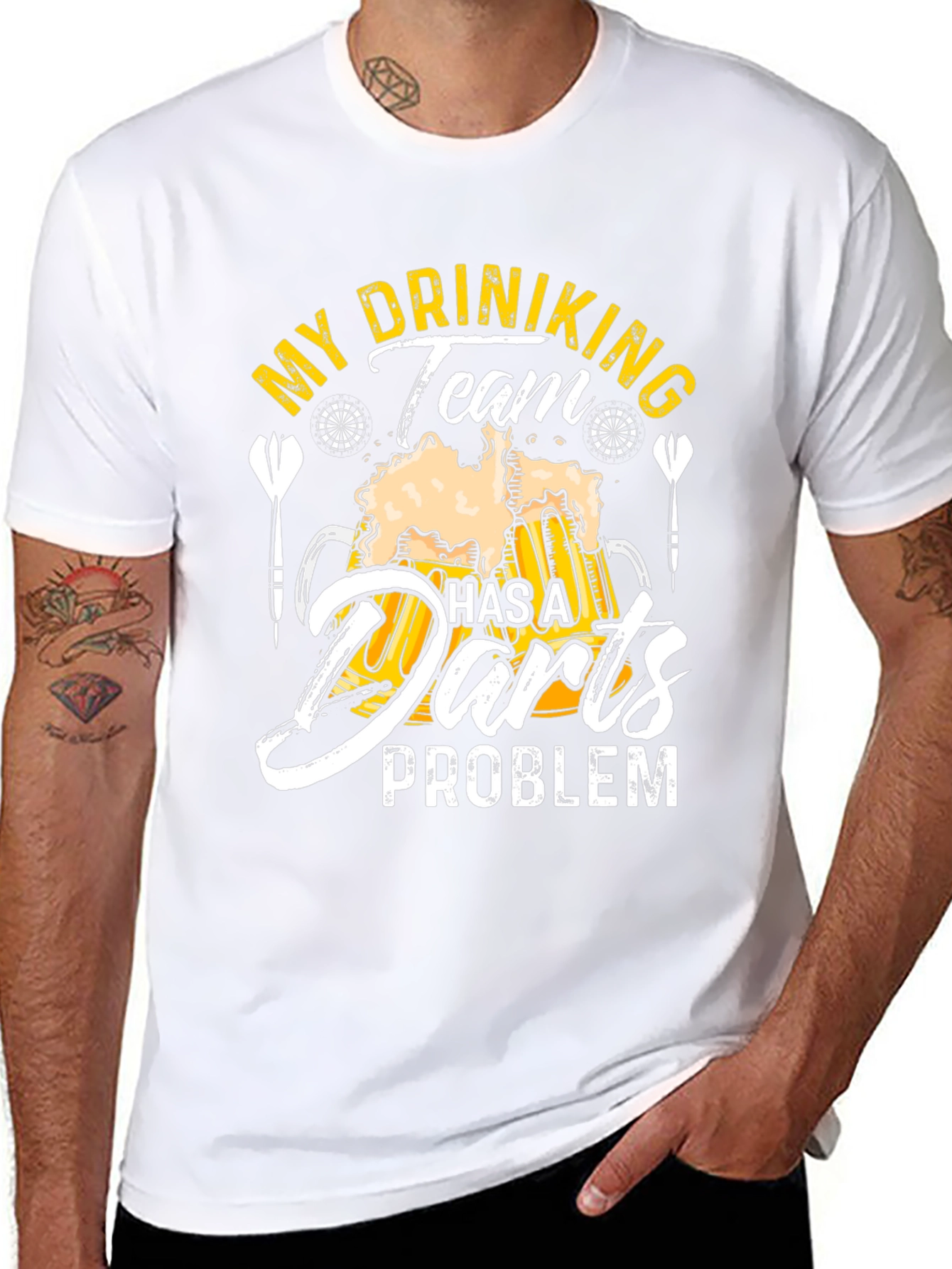 Drinking Team Darts Problem T-Shirt