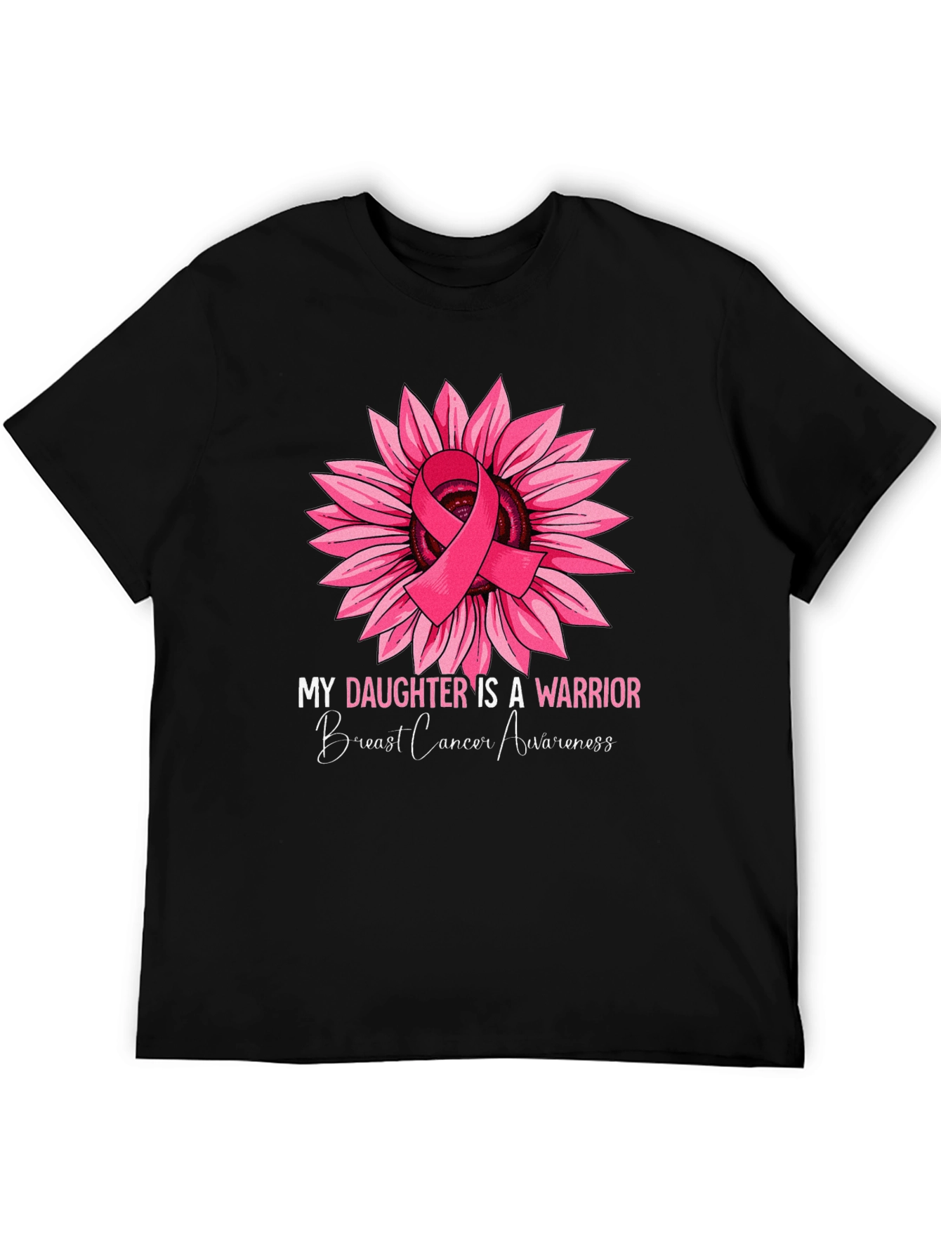 Breast Cancer Awareness Sunflower Warrior T-Shirt