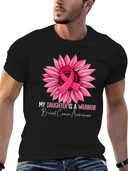 Breast Cancer Awareness Sunflower Warrior T-Shirt