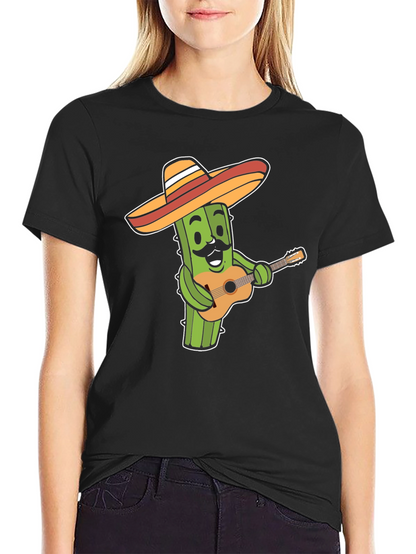 Cactus Guitar Player T-Shirt