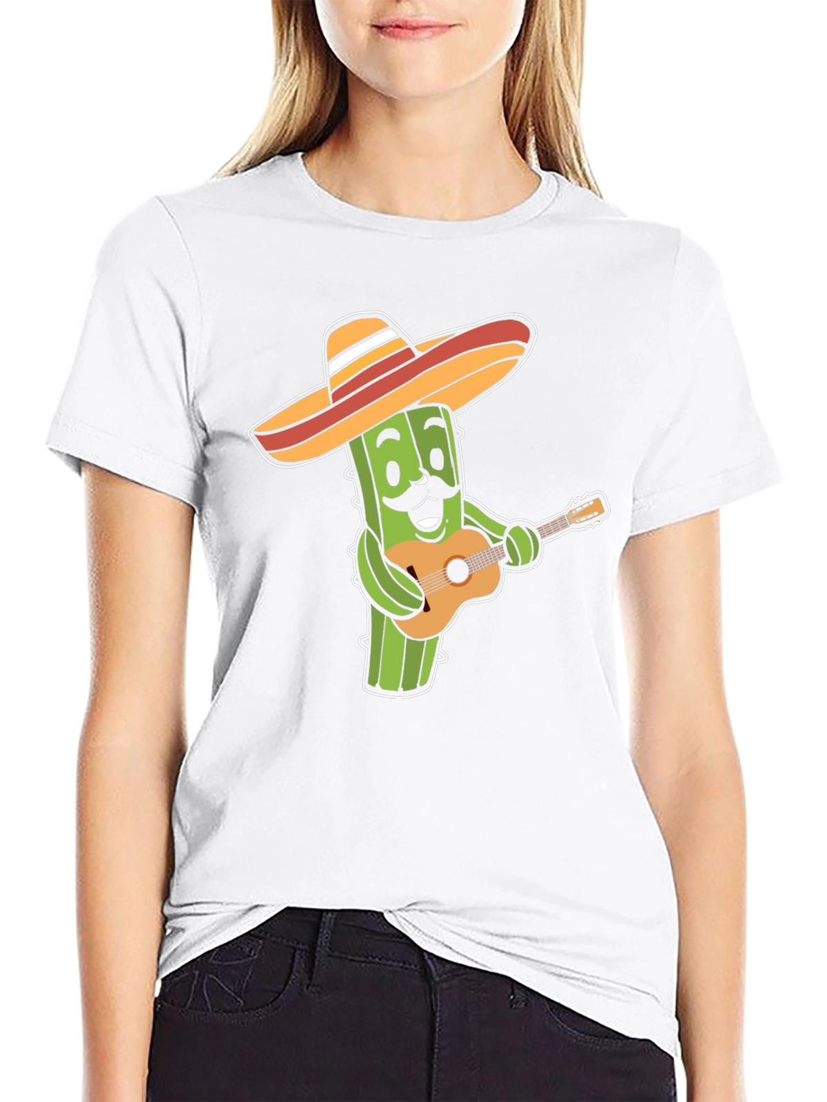 Cactus Guitar Player T-Shirt