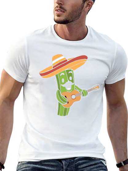 Cactus Guitar Player T-Shirt