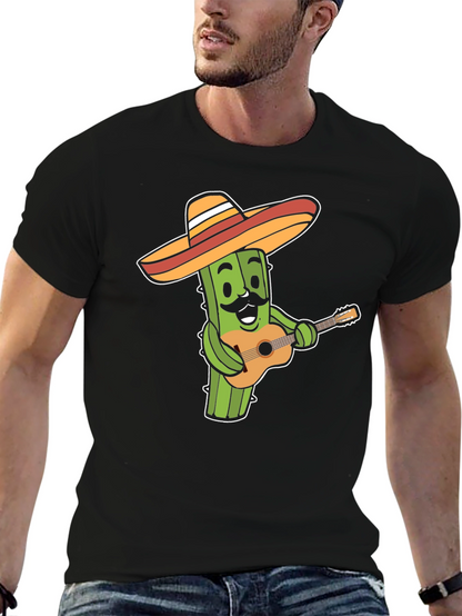 Cactus Guitar Player T-Shirt