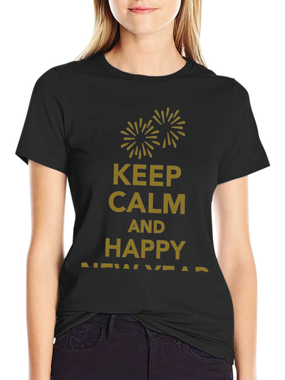 Keep Calm & Happy New Year T-Shirt